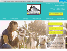 Tablet Screenshot of daisymountainvet.com